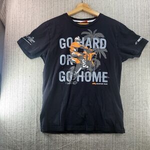 KTM Adventure‎ Tours Shirt Mens Large Black Go Hard Go Home Finisher 2015 MX